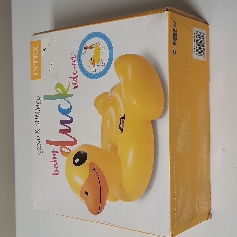 New intex Sand and summer  baby duck 🐤🐤 ride on